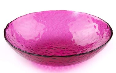 Тарелка глубокая 190 мм Энжой фуксия 10375